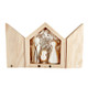 Ceramic Figurine in Pine Wood Box