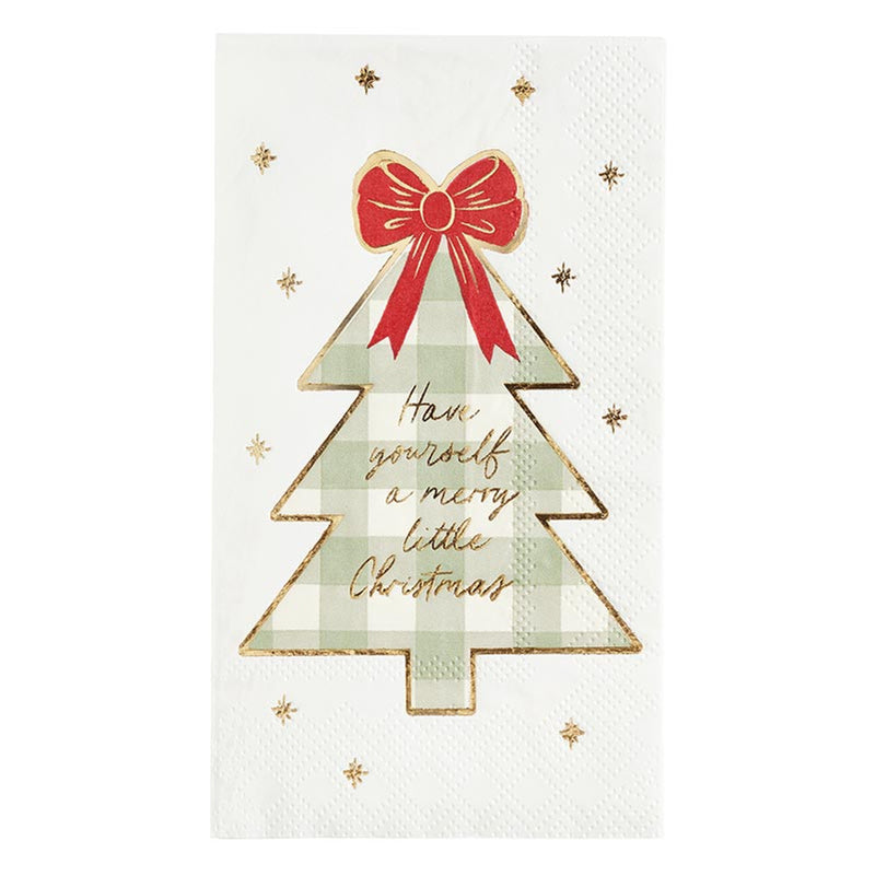 Paper Guest Towel - Xmas Tree