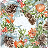 Pinecones and Ribbons Dinner Plate