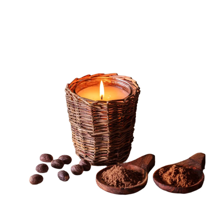 Wicker Basket Candles - Fall Scents