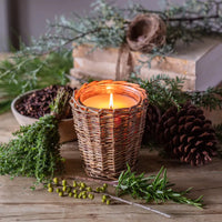 French Wicker Candles - Holiday Scents