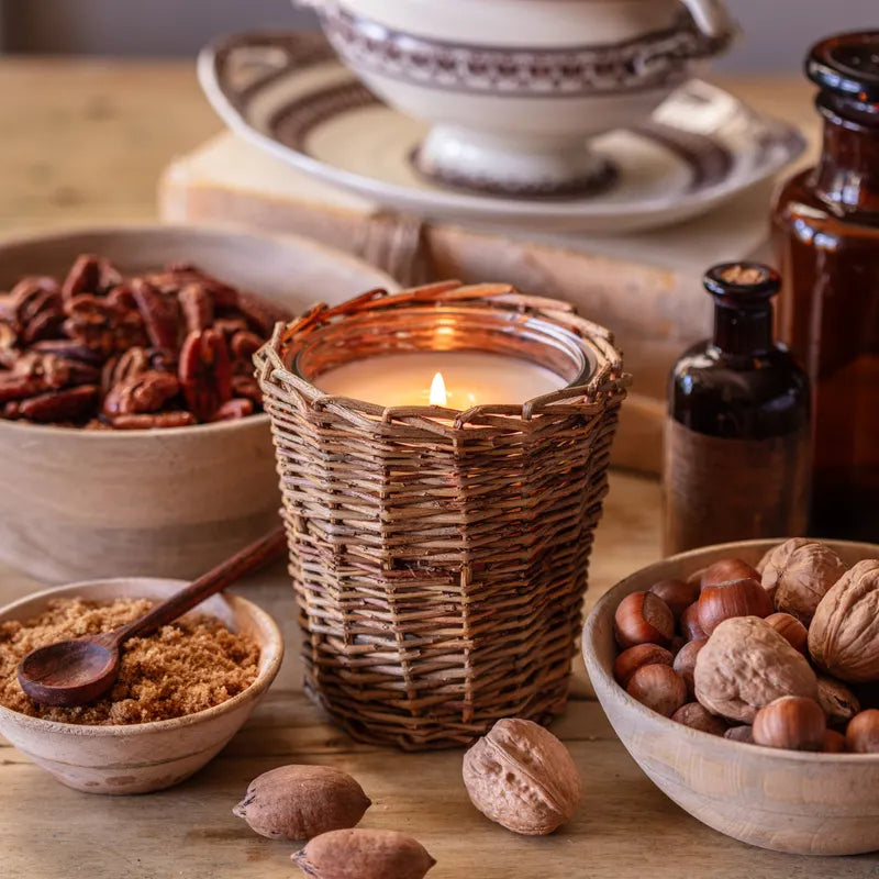 French Wicker Candles - Fall Scents