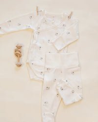 Side Snap Bodysuit + Pant Set || Sheep