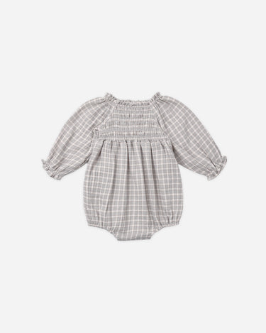 Eden Romper || Blue Gingham