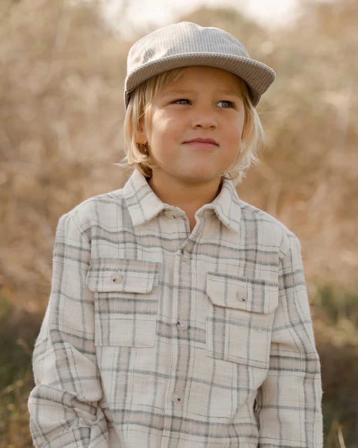 Collared Long Sleeve Shirt | Rustic Plaid