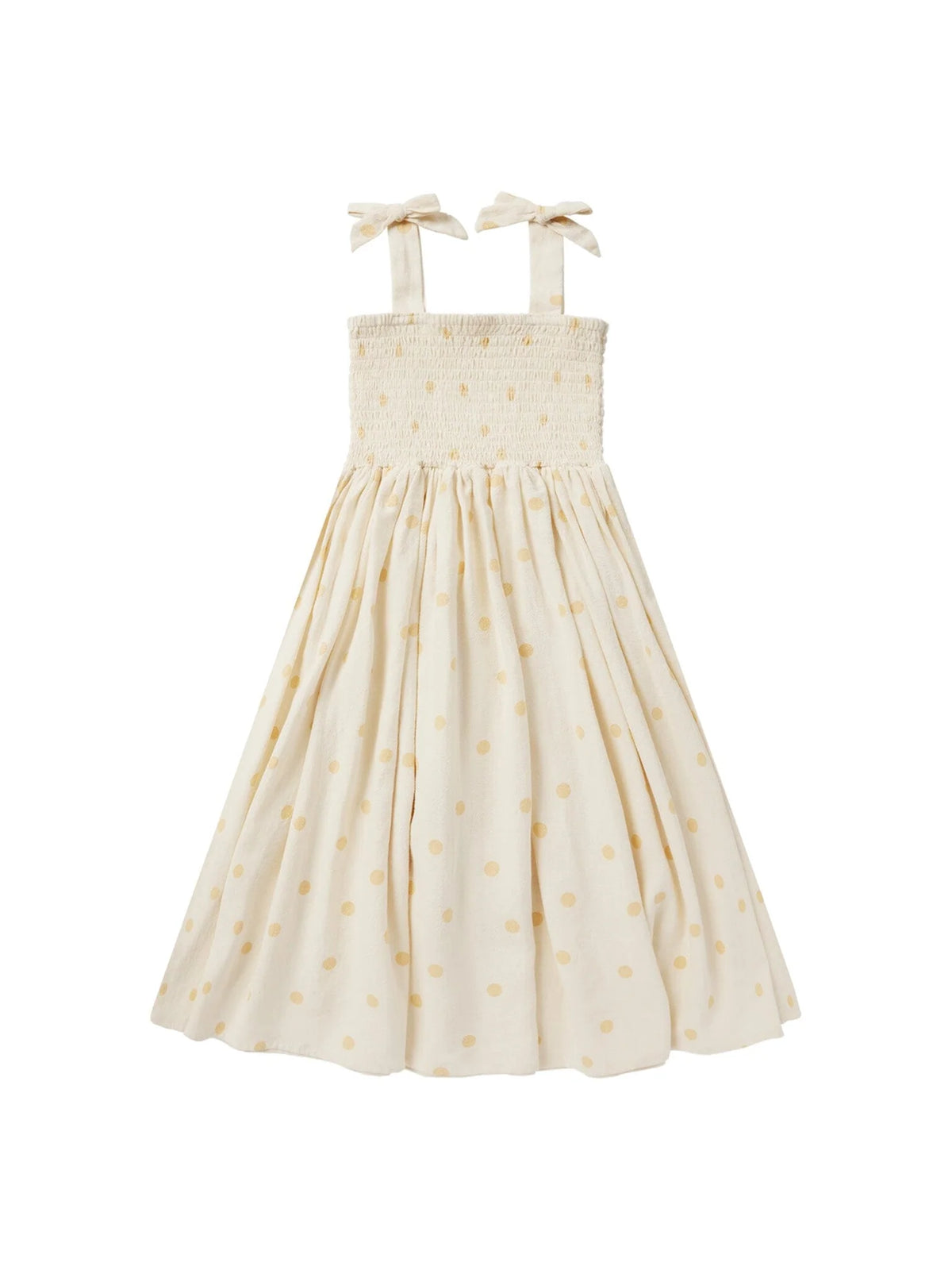 Ivy Dress Yellow Polka Dot