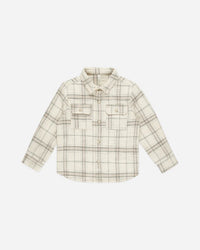 Collared Long Sleeve Shirt | Rustic Plaid