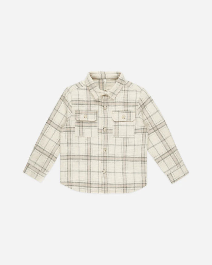 Collared Long Sleeve Shirt | Rustic Plaid