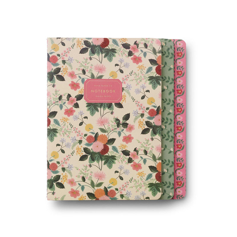 Set of 3 Dahlia Notebooks