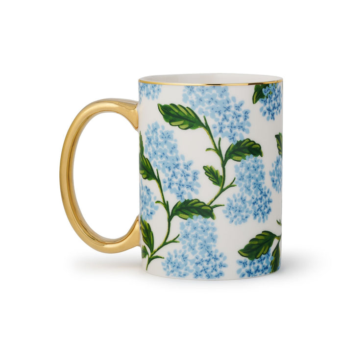 Hydrangea Porcelain Mug