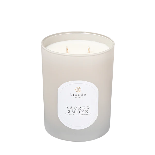 Two-Wick Candle - Scent Sacred Smoke