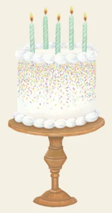 Birthday Cake Guest Napkin