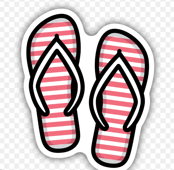 Sandal Sticker