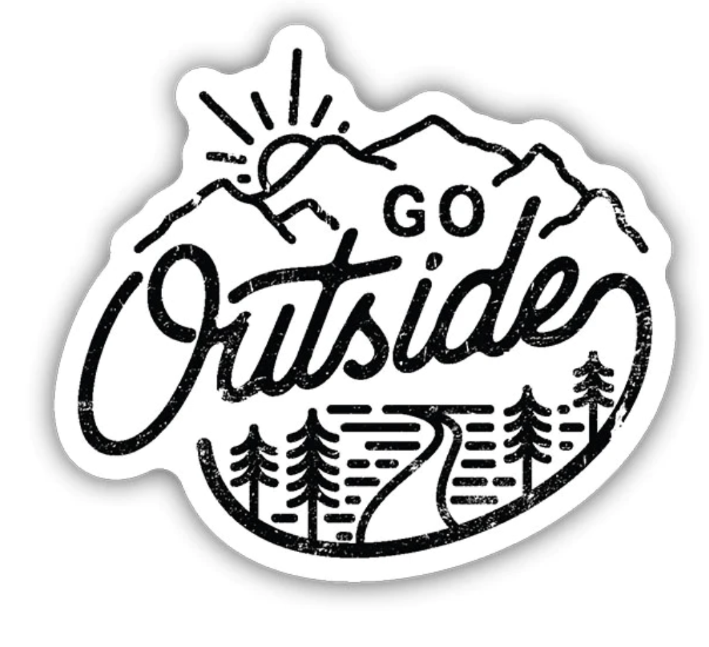 Go Outside Sticker