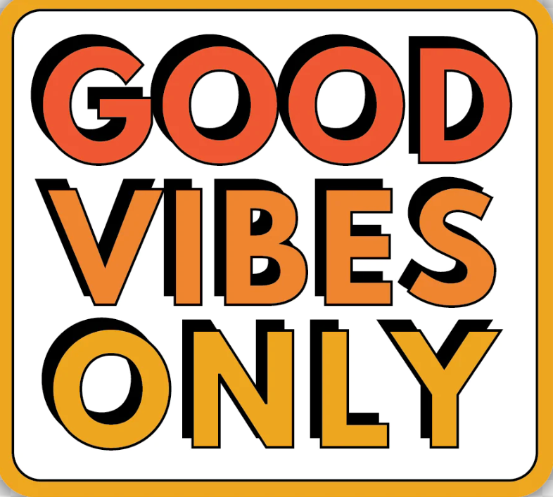 Good Vibes Only Sticker