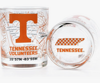 University of Tennessee Whiskey Glass