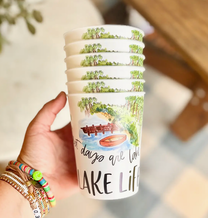 Lake Life Reusable Cups