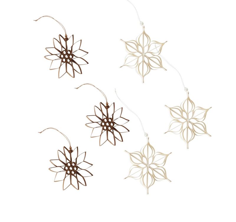 Yule Ornament - Paper Snowflake