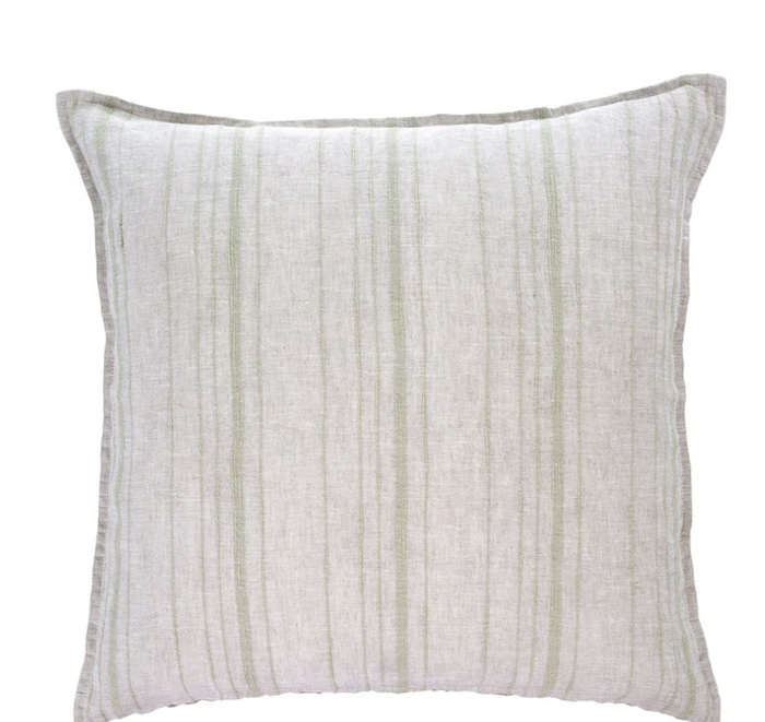 Luca Linen Pillow- Lichen