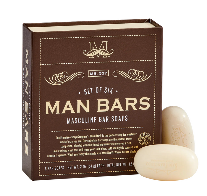 Man Bar Masculine Bar set of 6