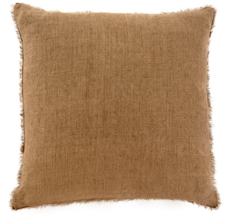 Lina Linen Pillow Hazelnut