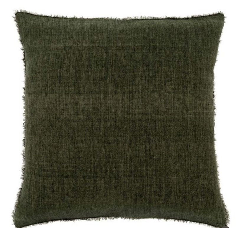 Lina Linen Pillow- Avocado