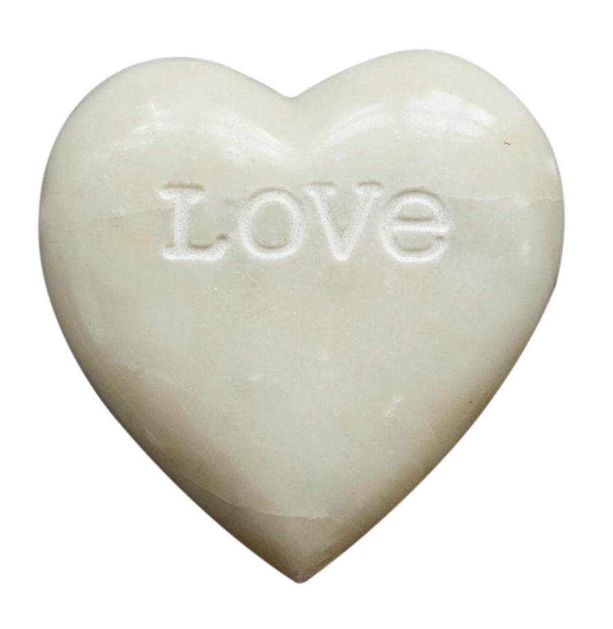 Soapstone Heart w/ Engraved "Love"