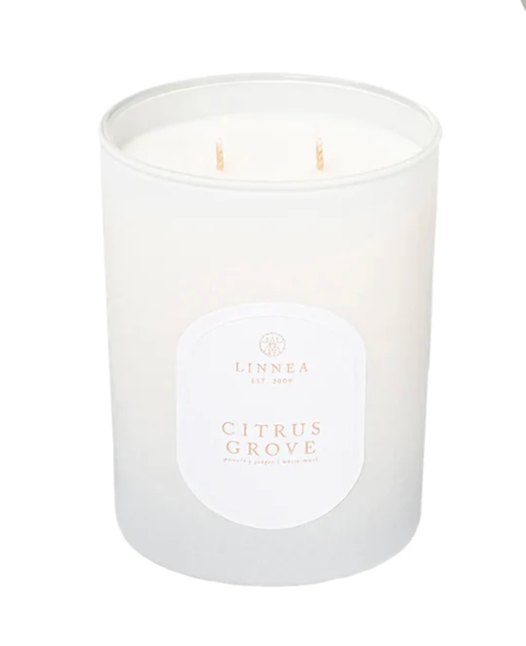 Two Wick Candle- Scent Citrus Grove