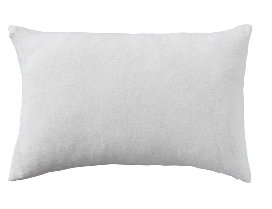 Stonewashed Linen Lumbar Pillow
