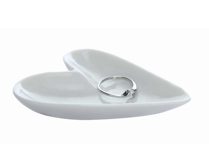 Ceramic Heart Ring Dish