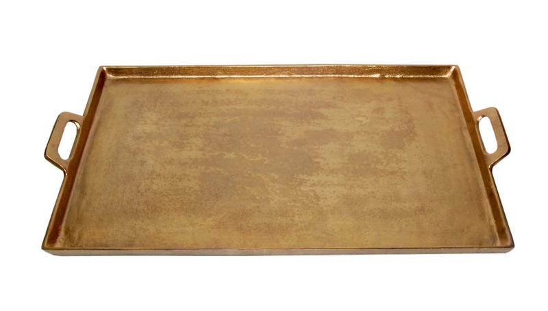 Antique Brass Tray w/ Handles