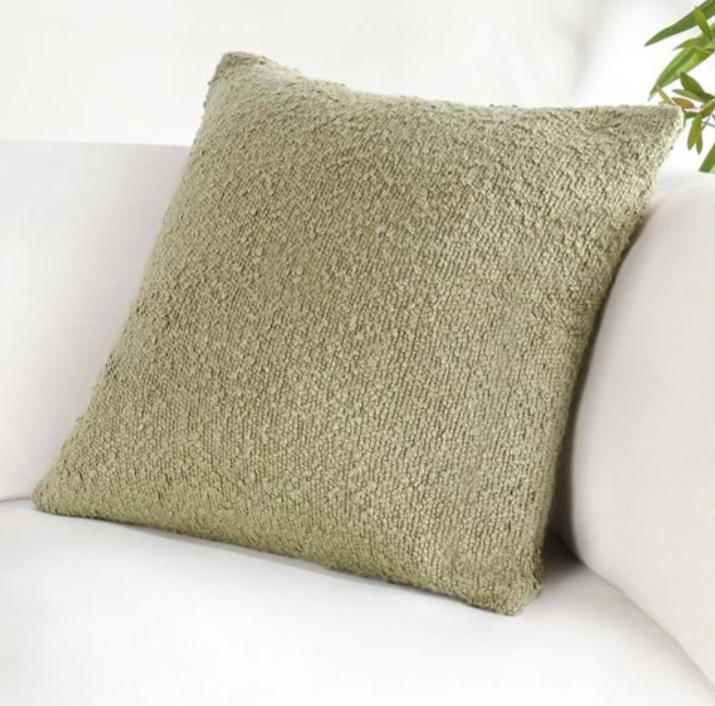 Sava Wheat Green Pillow