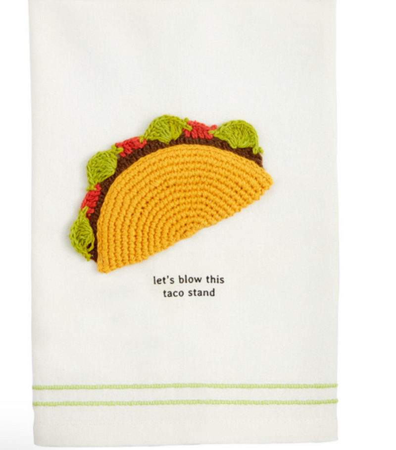 Fiesta Crochet Towel