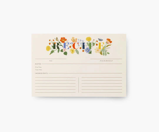 Rifle Paper Co - Mayfair Recipe Cards