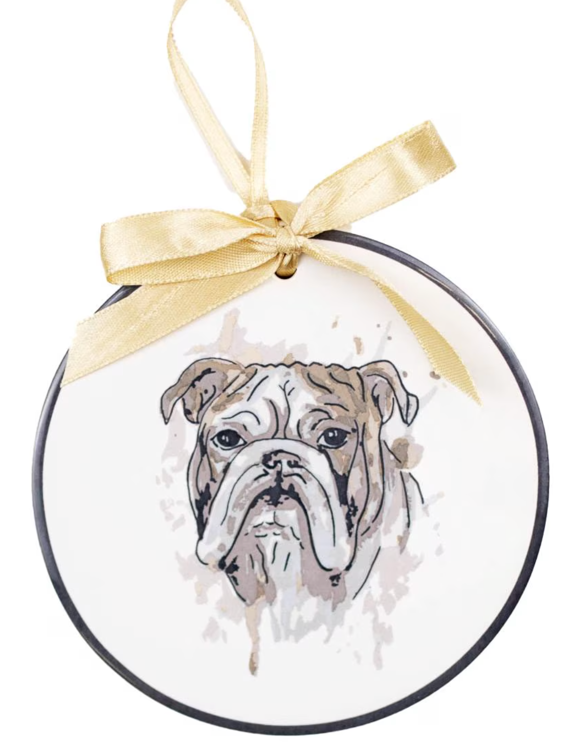 Bulldog Love Ornament