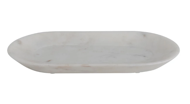 Oval Marble Tray