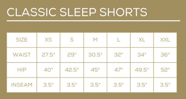 Sleep Shorts - Tiger Walk