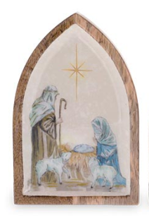 Mango Wood Creche Shelf Sitters