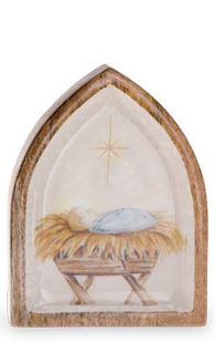 Mango Wood Creche Shelf Sitters