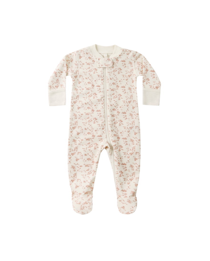 Zip Long Sleeve Sleeper Footie || French Garden