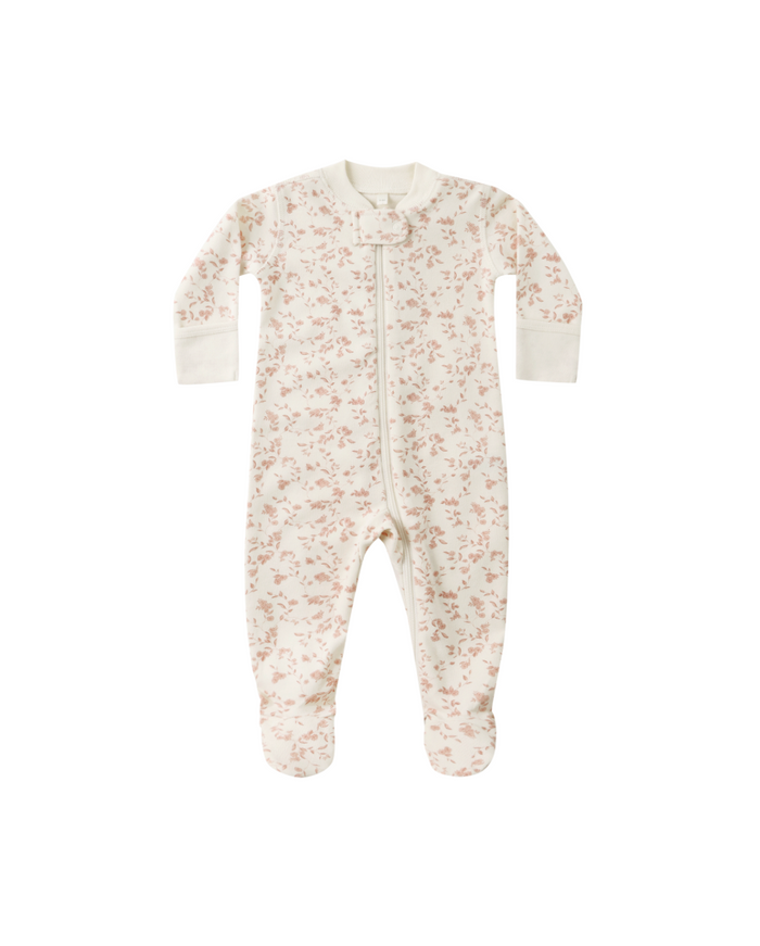 Zip Long Sleeve Sleeper Footie || French Garden
