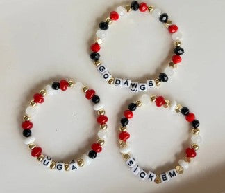 Game Day Beaded Bracelet