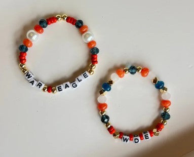 Game Day Beaded Bracelet
