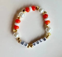 Game Day Beaded Bracelet