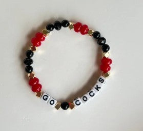 Game Day Beaded Bracelet