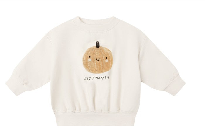 Relaxed Fleece Sweatshirt | Pumpkin