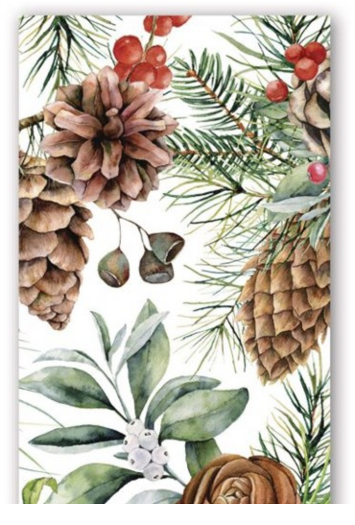 White Spruce Hostess Napkin