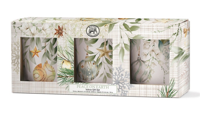 Peace On Earth Votive Gift Set