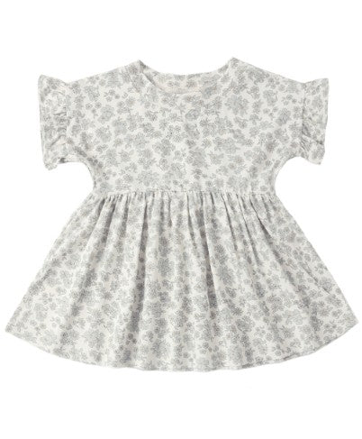 Bamboo Babydoll Dress || Blue Floral