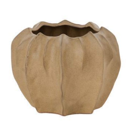 Ribbed Terracotta Pot